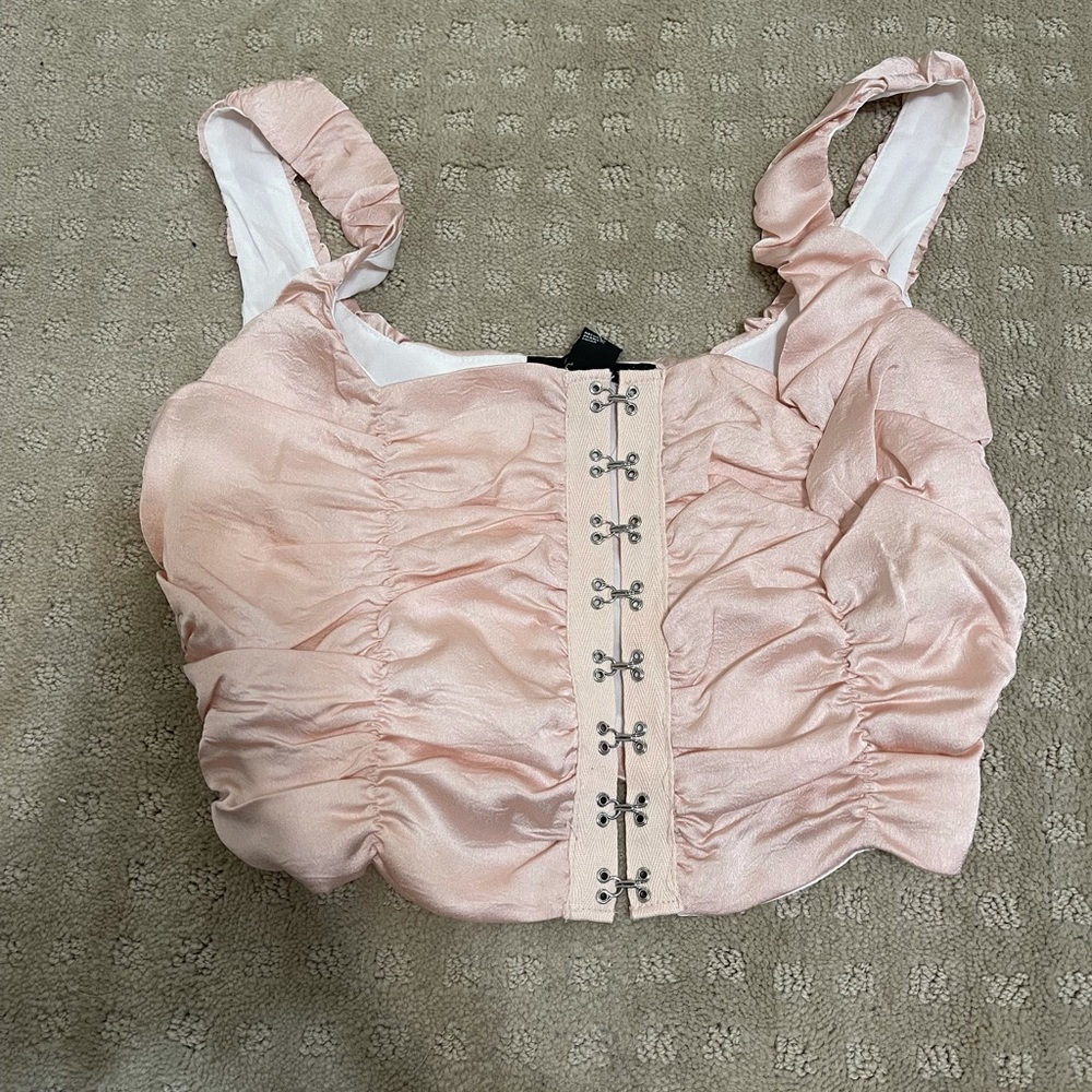 Forever 21 pink crop top